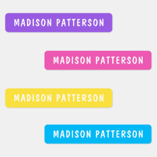 シンプルモダンカスタム名パーソナライズされた服 ラベル