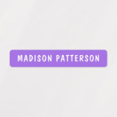 シンプルモダンカスタム名パーソナライズされた服 ラベル (デザイン1)