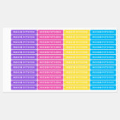 シンプルモダンカスタム名パーソナライズされた服 ラベル (シート)