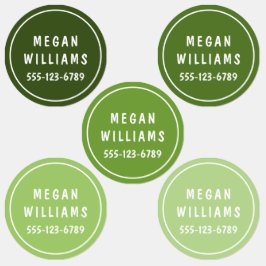 シンプルモダンカスタム名パーソナライズされた服 ラベル