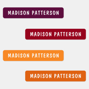 シンプルモダンカスタム名パーソナライズされた服 ラベル