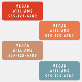 シンプルモダンカスタム名パーソナライズされた服 ラベル