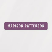 シンプルモダンカスタム名パーソナライズされた服 ラベル (デザイン1)