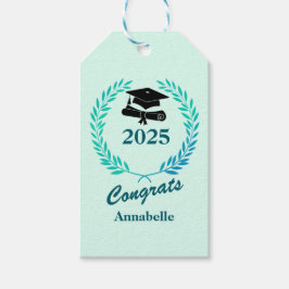 シンプルモダンカスタム年名卒業パーティー ギフトタグ