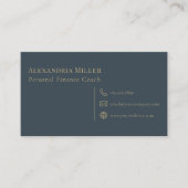 シンプルモダンカスタム 名刺 (正面)