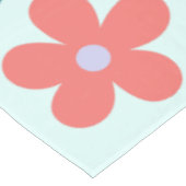 シンプルモダンカラフルデイジー花誕生会 テーブルクロス (アングル)