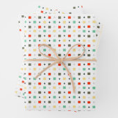 シンプルモダンカラフル幾何パタスタイリッシューン ラッピングペーパーシート (インサイチュ)