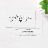 シンプルモダンギフト券 (デスク)