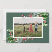 シンプルモダンクリスマスの代替あいさつ文 シーズンカード (正面)