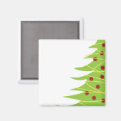 シンプルモダンクリスマスツリー マグネット (正面/裏面)