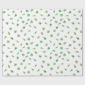 シンプルモダンクリスマスツリー ラッピングペーパー (フラット)