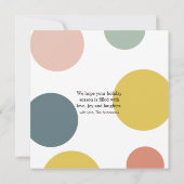 シンプルモダンクリスマス写真 | Joyful Holiday (裏面)