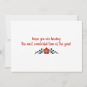 シンプルモダンクリスマス (裏面)