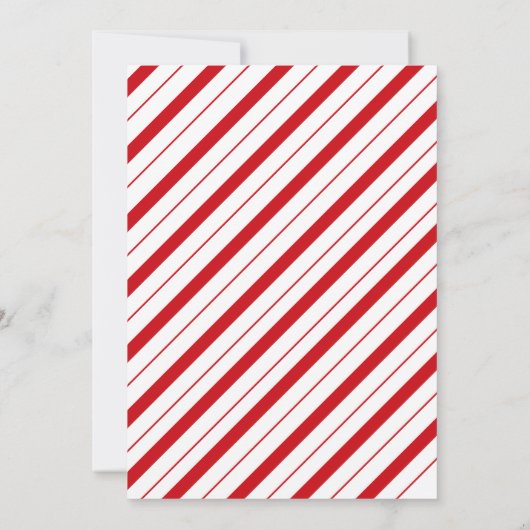 シンプルモダンクリスマス40歳のパーティー 招待状 (裏面)