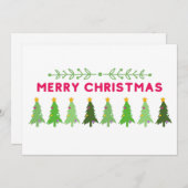 シンプルモダンクリスマス シーズンカード (正面/裏面)