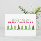 シンプルモダンクリスマス シーズンカード (スタンド正面)