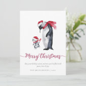 シンプルモダンクリスマス シーズンカード (スタンド正面)