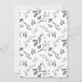 シンプルモダンクリスマス シーズンカード (裏面)