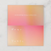 シンプルモダングラデーション結婚名 プレイスカード (外部開封)