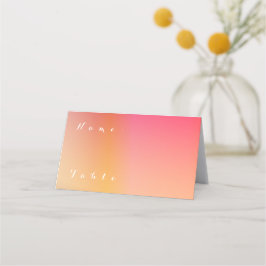 シンプルモダングラデーション結婚名 プレイスカード
