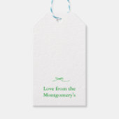 シンプルモダングリかわいらしンボウ ギフトタグ (正面)