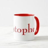 シンプルモダンサパーソナライズされたイ マグカップ (正面右)