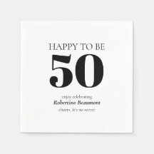 シンプルモダンサプライズ50歳の誕生日パーティー