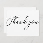 シンプルモダンサンキューカード サンキューカード (正面/裏面)