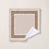 シンプルモダンサンドドル バスタオルセット (ウォッシュタオル)