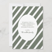 シンプルモダンサージグストライプリーメリードと明 シーズンカード (裏面)