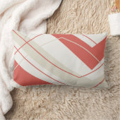 シンプルモダンサーモンランバー ランバークッション (ブランケット)