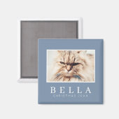 シンプルモダンシックカスタムファミリーペットホリデー マグネット (正面/裏面)