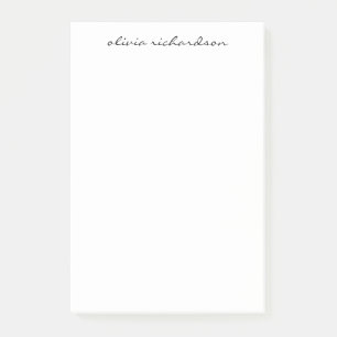 シンプルモダンシック手書きタイポグラフィ ポストイット