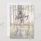 シンプルモダンスクリプトオーバーレイ写真ウェディング 招待状 (正面)