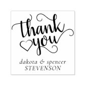 シンプルモダンスクリプト | クラシックBlack Thank You セルフインキングスタンプ (デザイン)