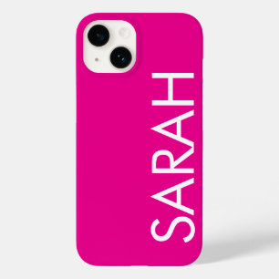 シンプルモダンスタイリッシュクラシック名Pink Color Case-Mate iPhone 14ケース