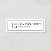 シンプルモダンスタイリッシュ名カード コーリングカード (正面)