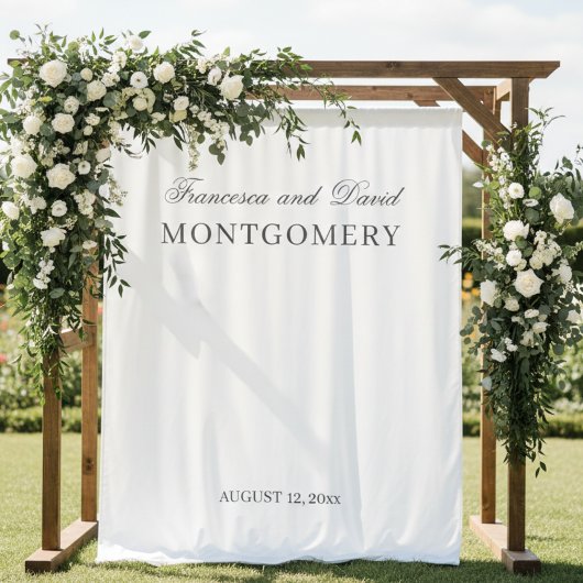 シンプルモダンスタイリッシュ結婚背景 タペストリー