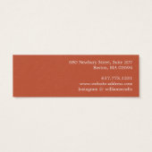 シンプルモダンスタッドイヤリング表示カード (裏面)