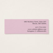 シンプルモダンスタッドイヤリング表示カード (裏面)