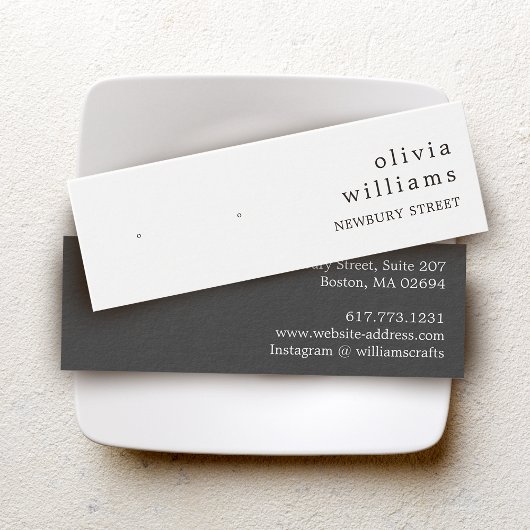 シンプルモダンスタッドイヤリング表示カード