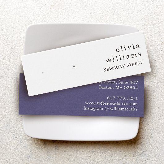 シンプルモダンスタッドイヤリング表示カード