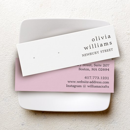 シンプルモダンスタッドイヤリング表示カード