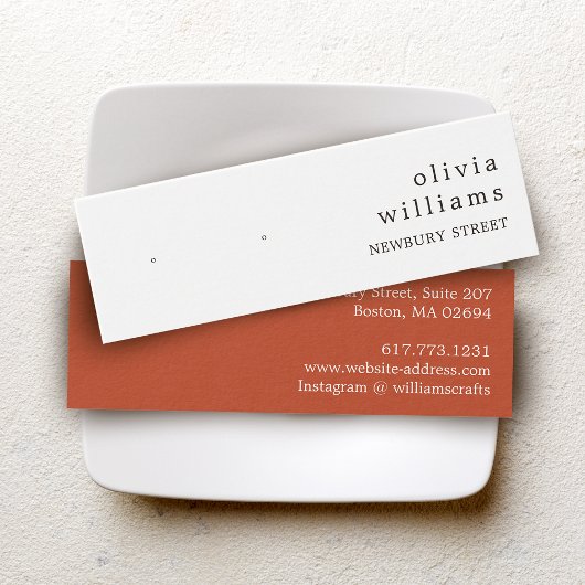 シンプルモダンスタッドイヤリング表示カード