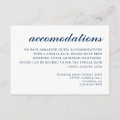 シンプルモダンス結婚トの宿泊施設 エンクロージャーカード (正面)