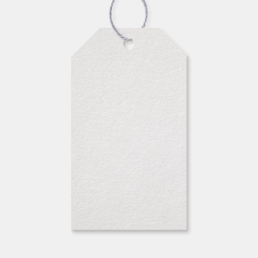 シンプルモダンタイポグラフィ結婚式の引き出物 ギフトタグ (裏面)