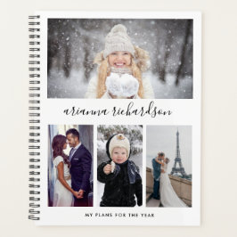 シンプルモダンタイポグラフィ | 4写真 プランナー手帳