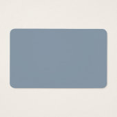 シンプルモダンダスティブルー結婚ズチケット (裏面)