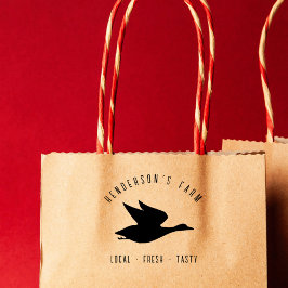 シンプルモダンダックファミリーファームエッグカートン ラバースタンプ