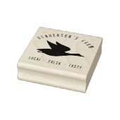シンプルモダンダックファミリーファームエッグカートン ラバースタンプ (スタンプ)